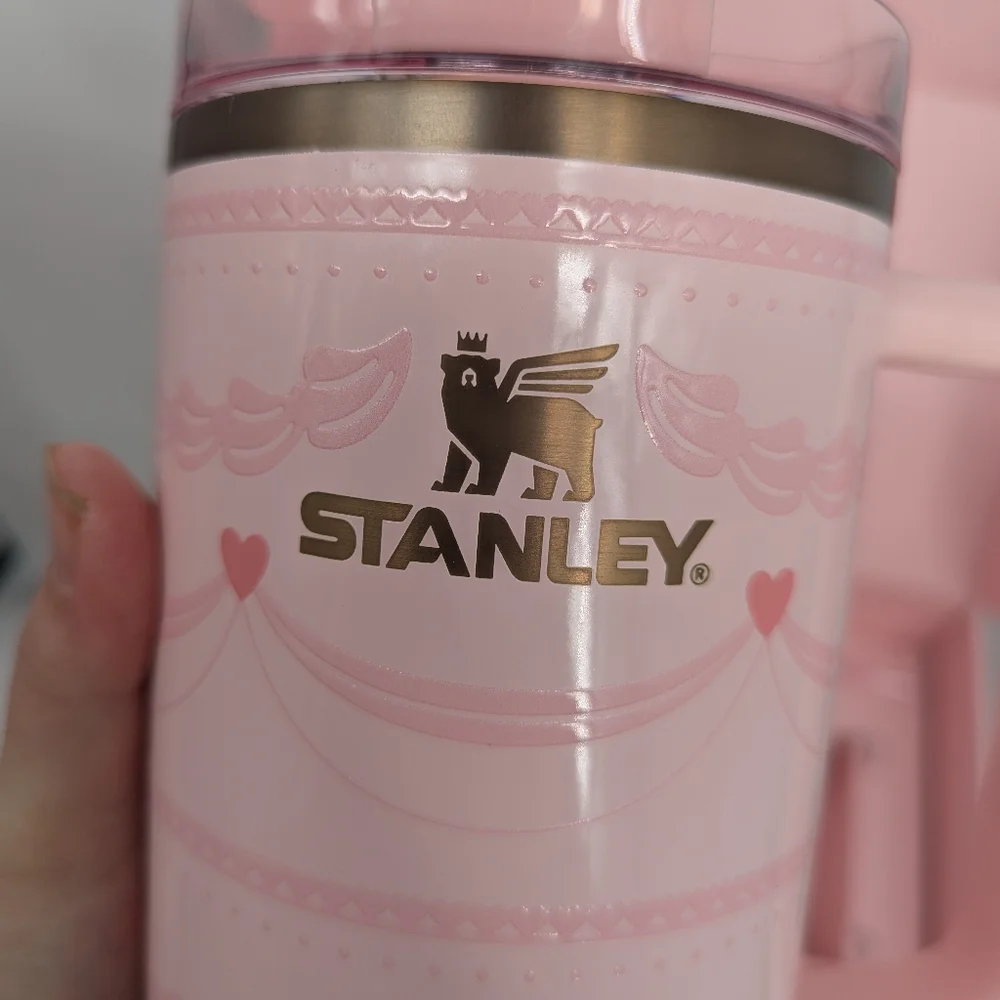 new STANLEY Protour Tumbler water bottle cup gift box 20oz pink velvet cake 2026